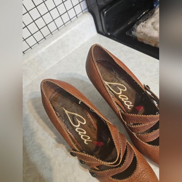 VINTAGE BACI HEELS SIZE 7.5 - Picture 8 of 9
